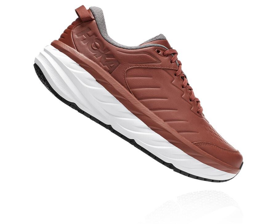 Zapatillas Running Hoka One One Hombre - Bondi Sr - Marrones - GRF910723